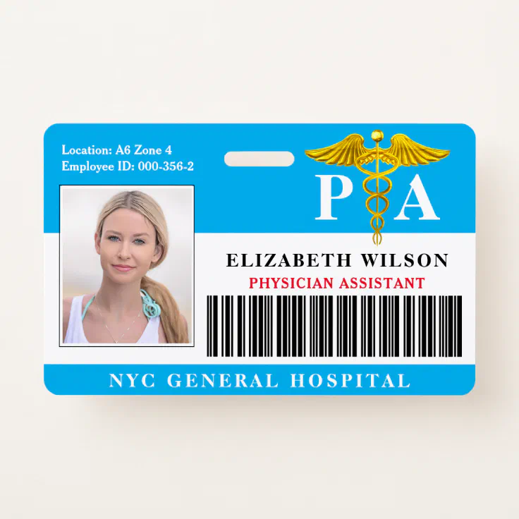 Hospital Id Card Design
